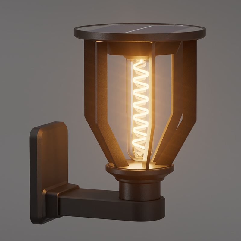 PY-LED GR B04 Lampă solară rotundă de perete