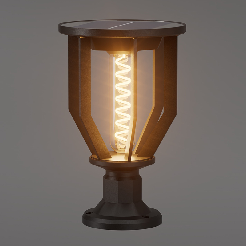 Lumină solară rotundă de grădină PY-LED GR D04