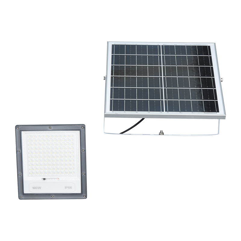 PY-SLFL40-100W Lumină solară pentru exterior, ecologică